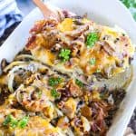 Honey Mustard Chicken in Casserole Dish