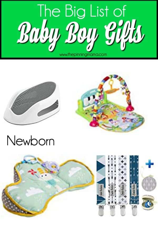 The Big List of Newborn Gifts for Baby Boys. 