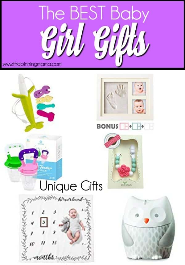 The Best list of Unique Gift Ideas for Baby Girls. 