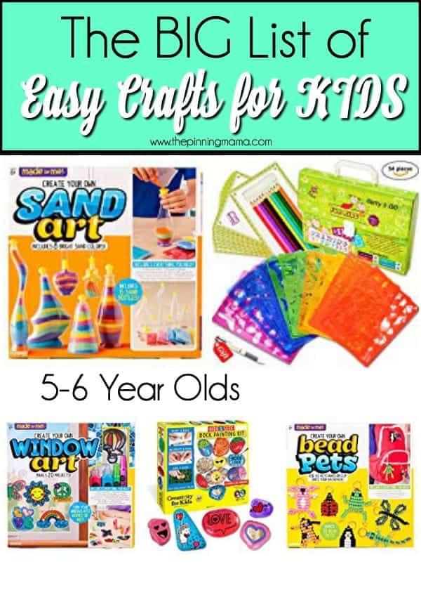 The BIG List of Easy Crafts for Kids. 