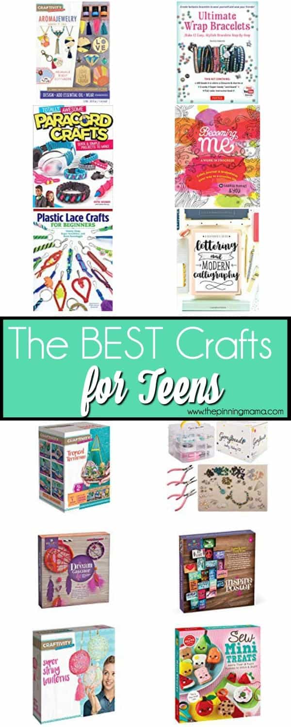 The BIG List of the BEST Crafts for Teens.