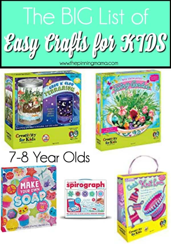 Easy crafts for 7-8 year old kids The BIG list of Easy Crafts for Kids