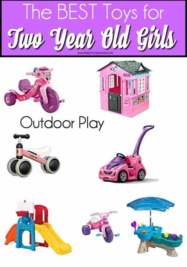 Outdoor toys for 2 year old girls. 
