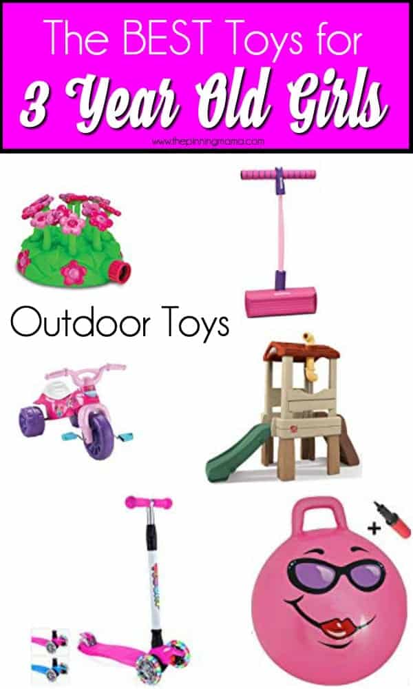 The BEST outdoor toys for 3 year old girls. 