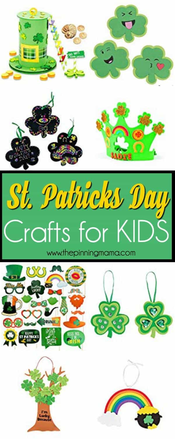 The BIG List of St Patricks Day Crafts for KIDS.