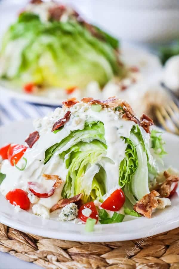 Steakhouse Wedge Salad is loaded with flavors and delicious.