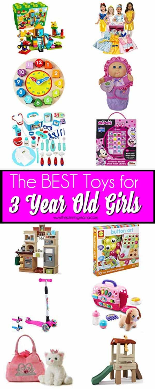 The BEST Toys for 3 year old girls. 