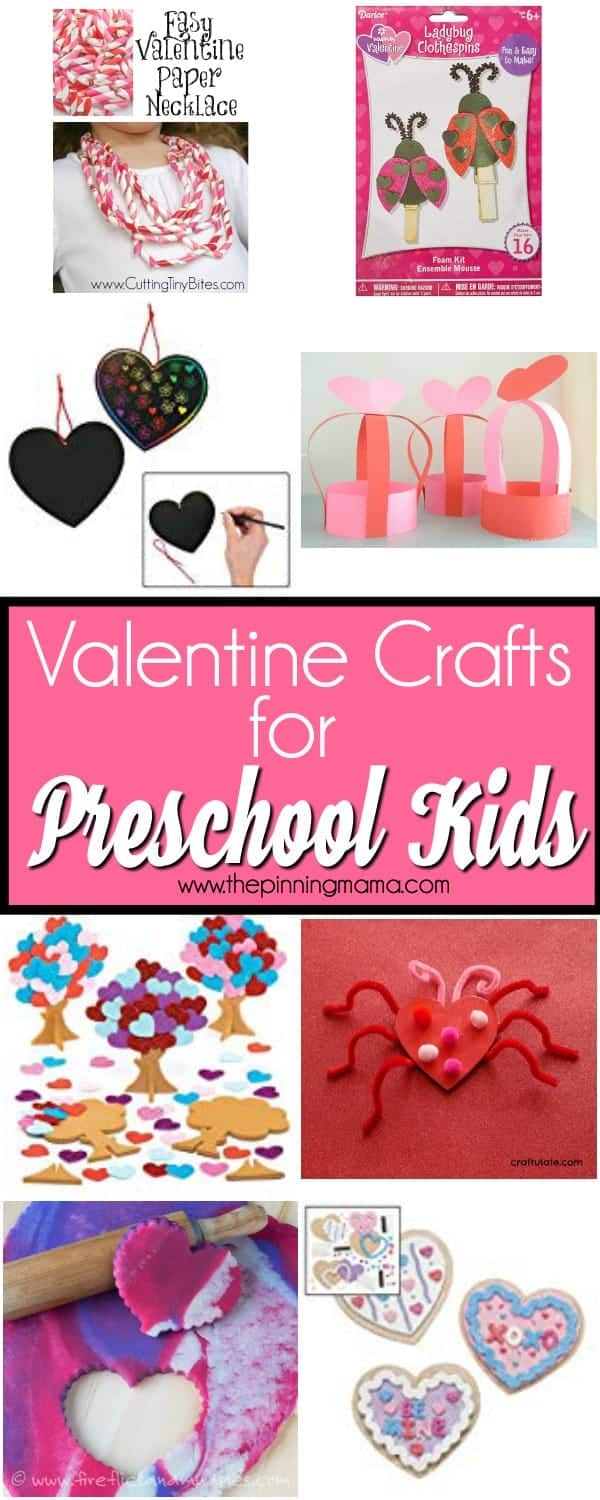 The Big List of Valentine Crafts for Preschool Aged Kids