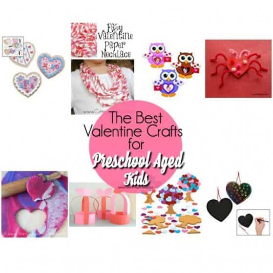 The BIG list of Valentine Crafts for Preschoolers