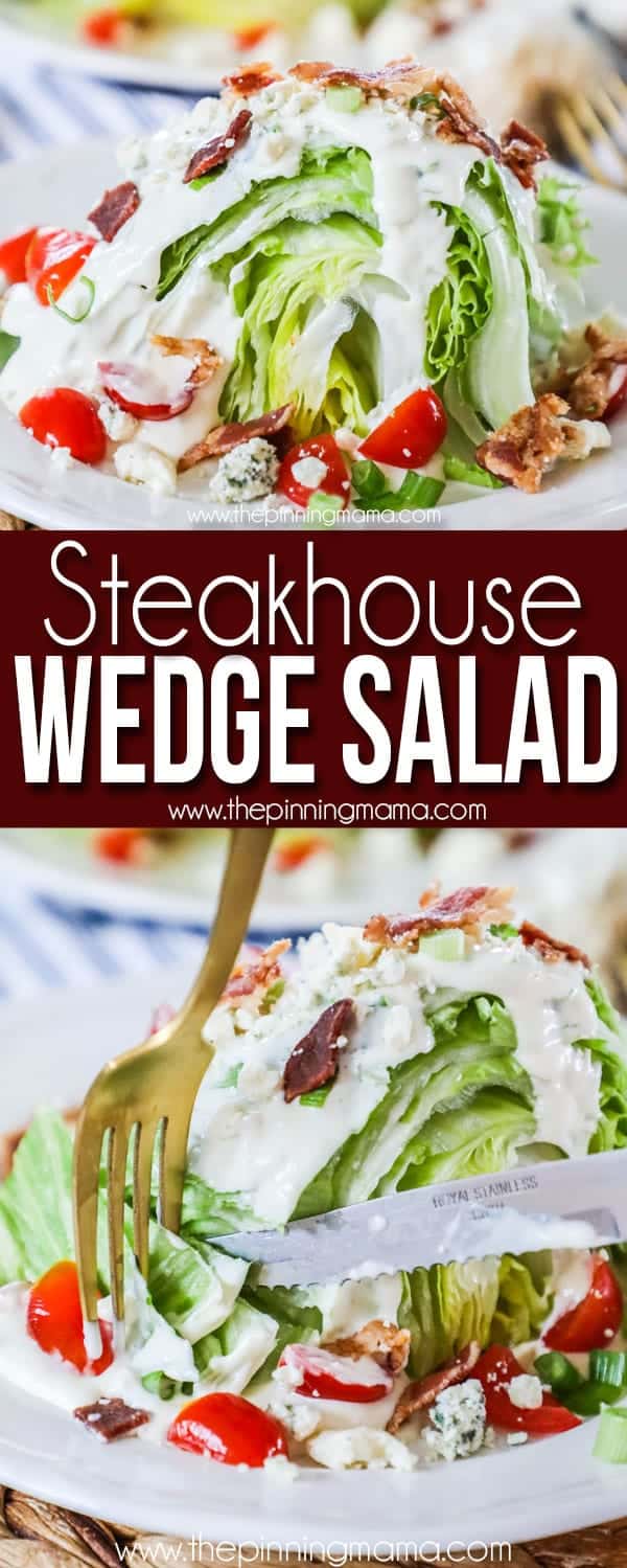 Classic Wedge Salad is quick and easy to make but will taste like it just came from an upscale restaurant. 