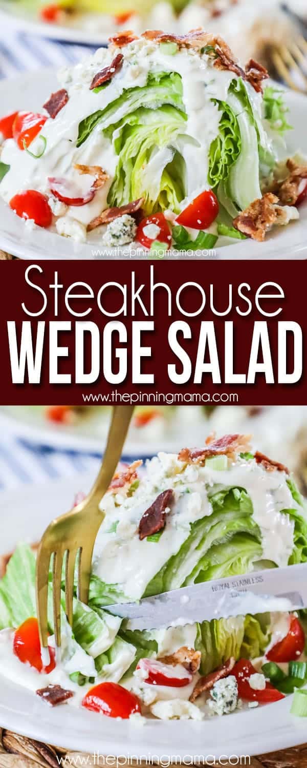 Classic Wedge Salad is quick and easy to make but will taste like it just came from an upscale restaurant.