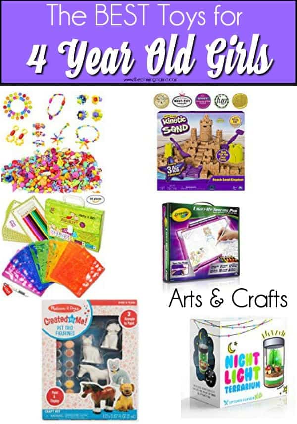 The BIG list of Arts & Crafts for 4 Year Old Girls. 