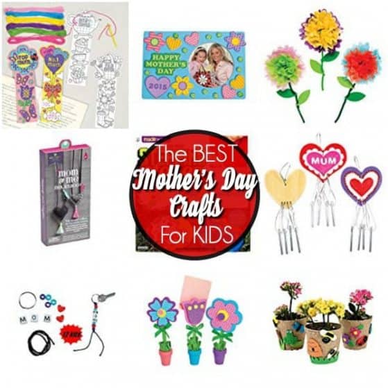 THE BIG list of the BEST Mother's Day Crafts for Kids.
