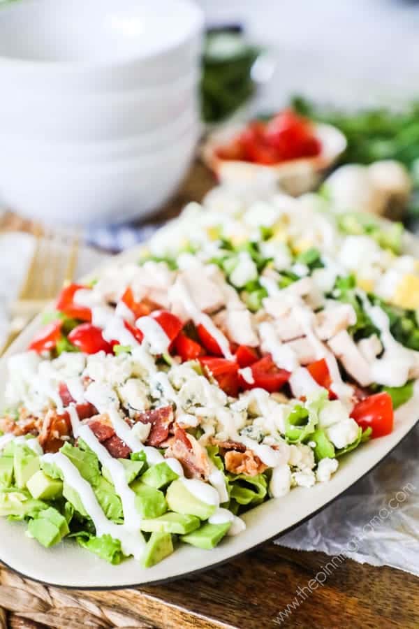 Cobb salad is perfect for lunch or dinner. This recipe is super easy and quick. 