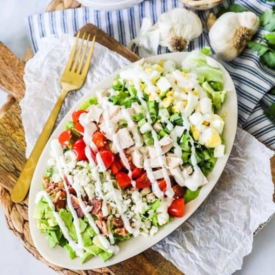 Recipe for Cobb Salad.