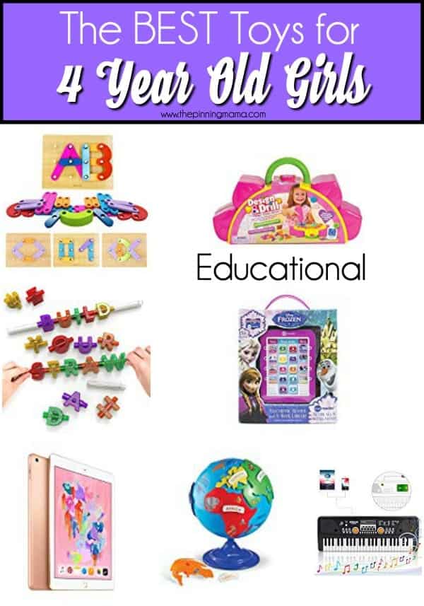educational gifts for 4 year girl