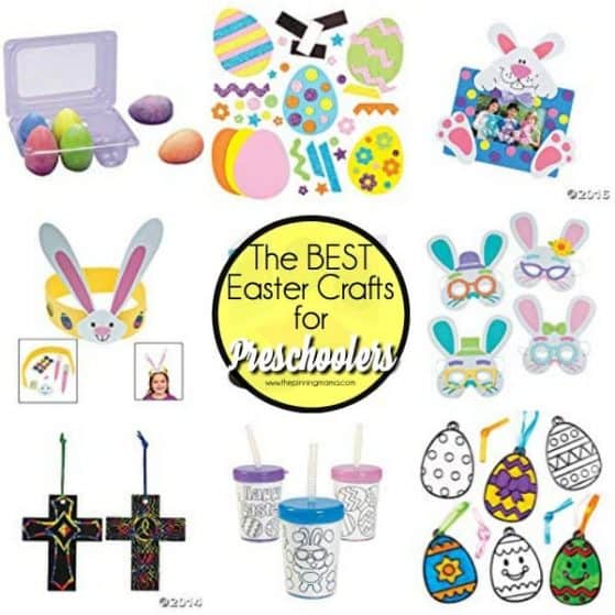 The BEST list of Easter Crafts for Preschool Aged Kids