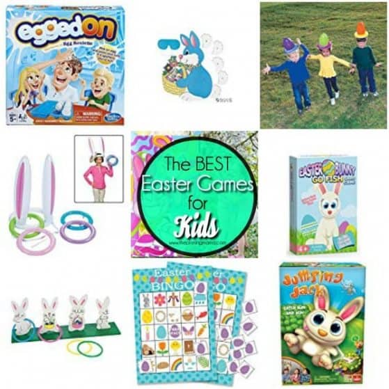 The Big List of the BEST Easter games for kids and families.