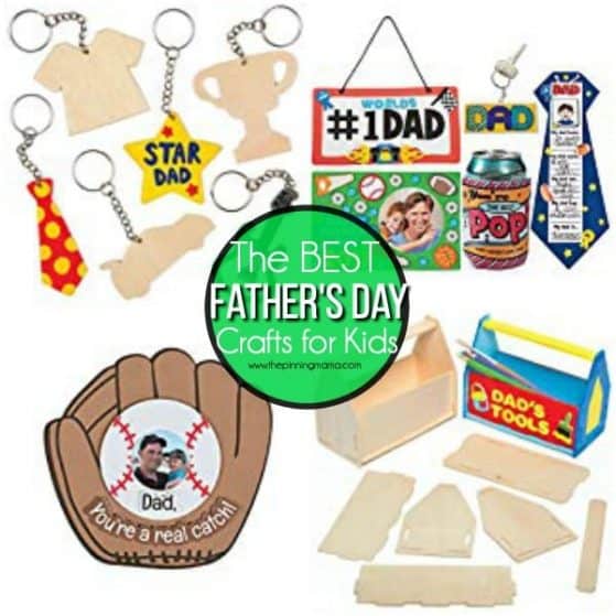 The BEST Father's Day Crafts for Kids.