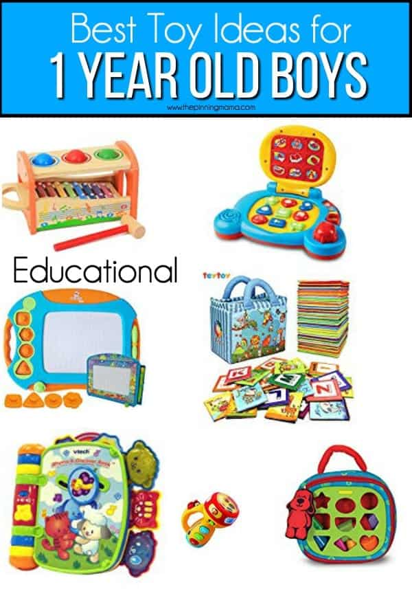 Toys for 1 Year Old Boys • The Pinning Mama