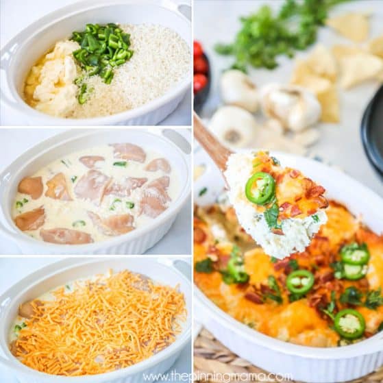 Crazy Delicious Jalapeño Popper Chicken and Rice