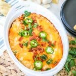 Recipe for Jalapeno Popper Chicken and Rice.