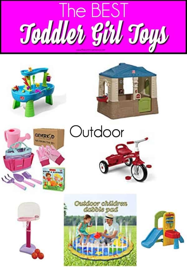 The BEST outdoor toys for toddler girls. 