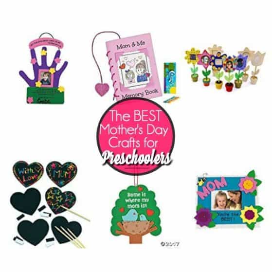 The BEST Preschool Aged Crafts for Mother's Day.