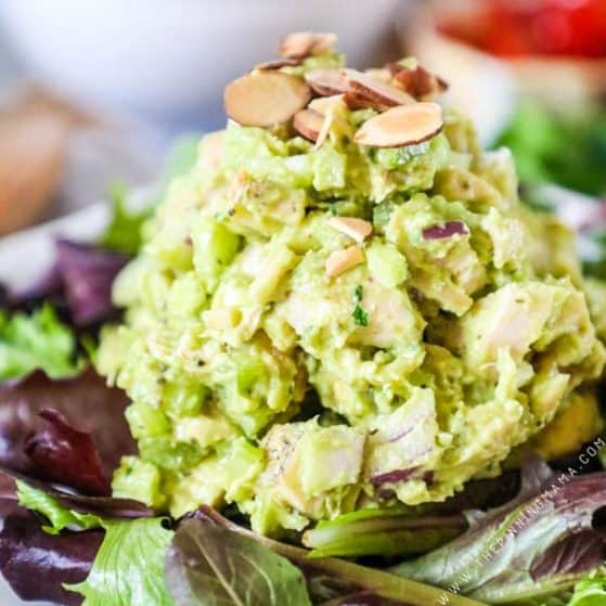 Recipe for Avocado Chicken Salad.