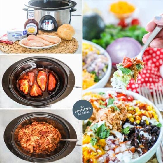 Delicious and wholesome BBQ Chicken Power Bowls.