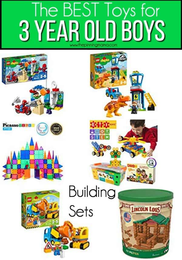 The BEST building sets for 3 year old boys. 