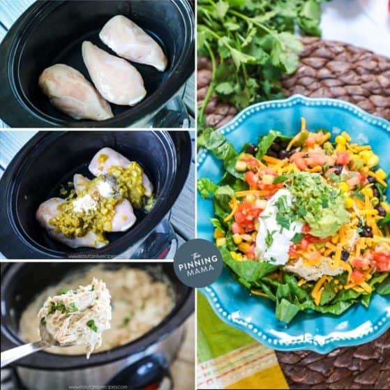 Delicious and full of flavor green Chile chicken salad.