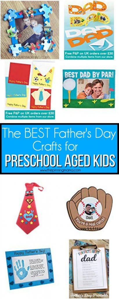 The BEST Father's Day Crafts for Preschool Aged Kids. 