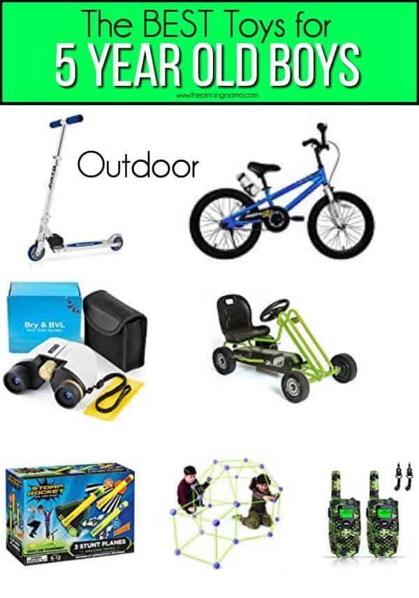 The BEST outdoor toy Ideas for 5 year old boys. 