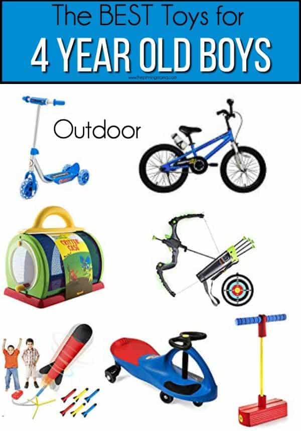 The BEST outdoor toys for 4 year old boys. 