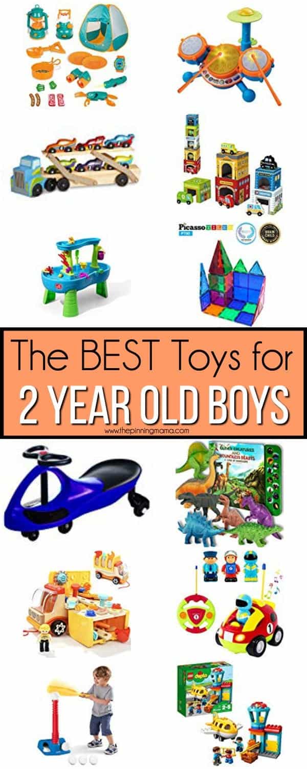 Big list of the BEST toys for 2 year old boys. 