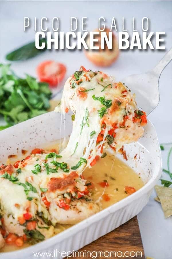 Delicious and quick to make pico de Gallo chicken.