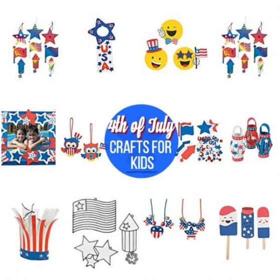 The BEST Easy 4th of July crafts for Kids.