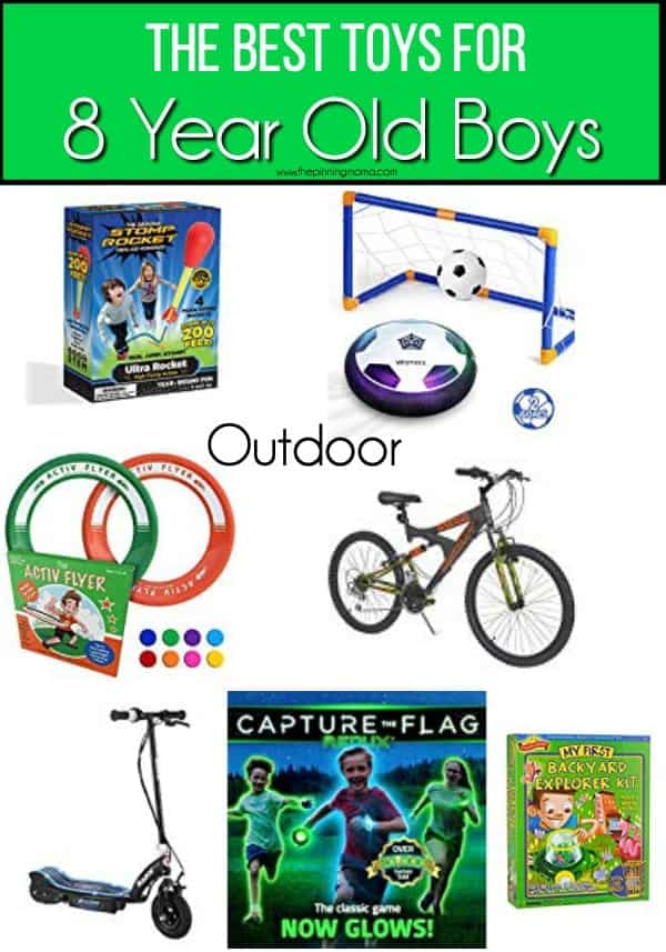 The BEST Outdoor toys ideas for 8 year old boys. 