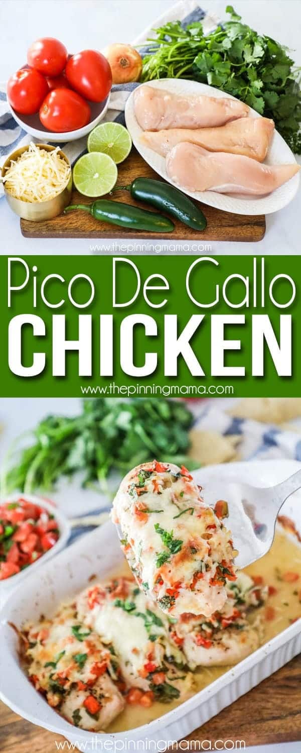 Easy Pico de Gallo chicken is quick and delicious to make.