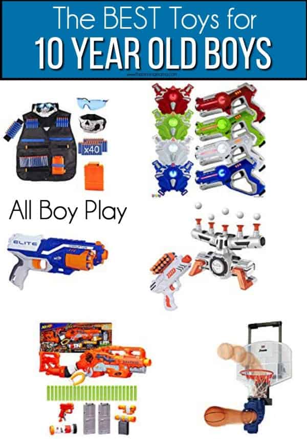 All boy play toy ideas for 10 year old boys. 