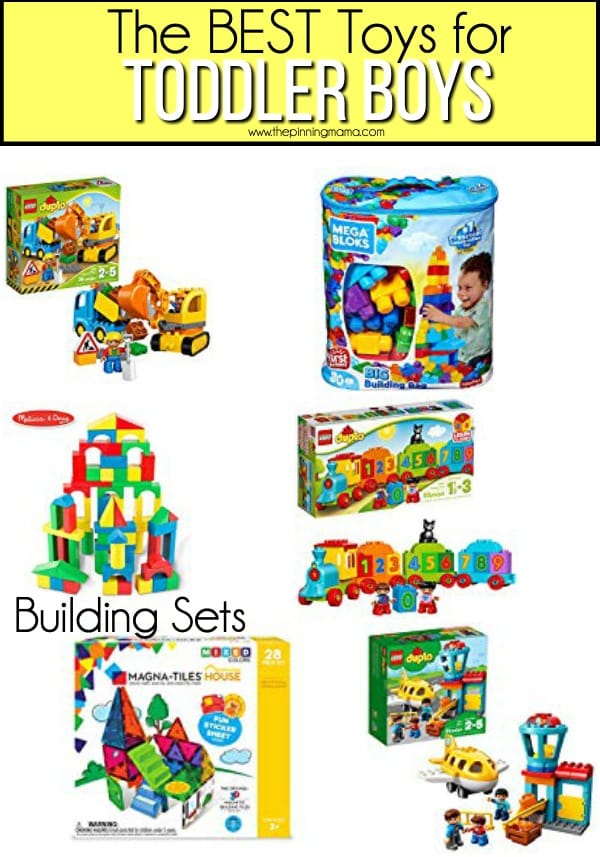 The Big list of the best building sets for toddler boys, perfect for holidays or birthdays. The BEST building sets for toddler boys.