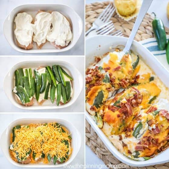 Low Carb Keto Jalapeno Popper chicken is delicious and full of flavor.