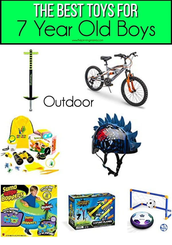 The BEST outdoor toys for 7 year old boys.