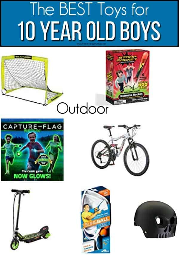 The BEST Outdoor toys ideas for 10 year old boys. 