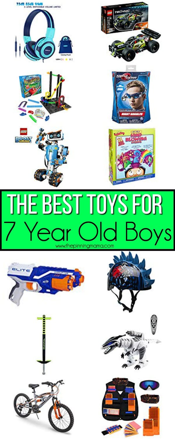 The BEST toys for 7 year old boys.