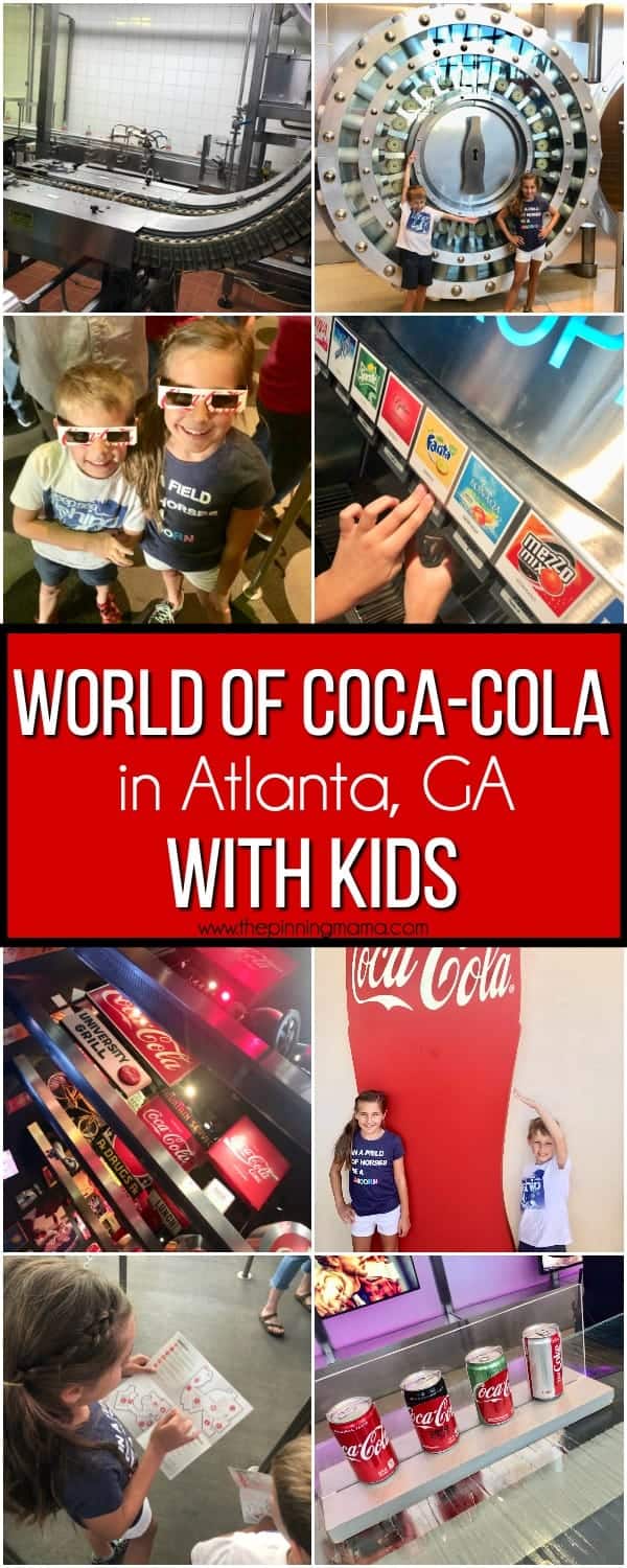 Things to do with kids at the world of coca-cola with kids. 