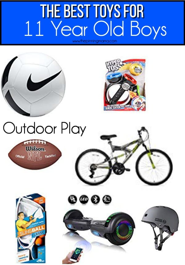 The BEST outdoor play toy ideas for 11 year old boys. 